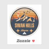 Swan Hills, Alberta Sticker (Vel)