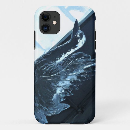 Swan Ice Sculpture, Quebec, Canada Case-Mate iPhone Case (Achterkant)