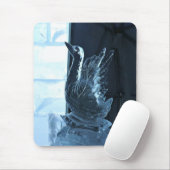 Swan Ice Sculpture, Quebec, Canada Muismat (Met muis)