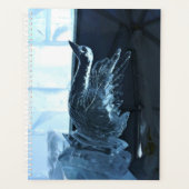 Swan Ice Sculpture, Quebec, Canada Planner (Voorkant)