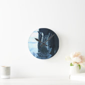 Swan Ice Sculpture, Quebec, Canada Ronde Klok (Huis)