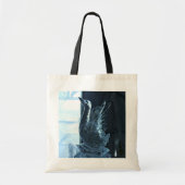 Swan Ice Sculpture, Quebec, Canada Tote Bag (Voorkant)