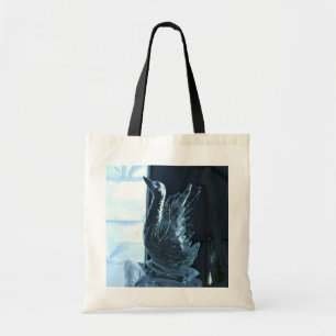 Swan Ice Sculpture, Quebec, Canada Tote Bag