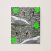 Swan Jigzaag Puzzle Legpuzzel (Verticaal)