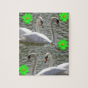Swan Jigzaag Puzzle Legpuzzel