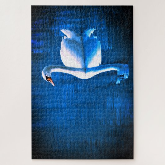 Swan Jigzaag Puzzle Legpuzzel (Verticaal)