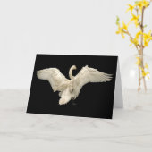 Swan Kaart (Gele Bloem)