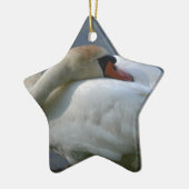 Swan Keramisch Ornament (Links)