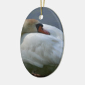 Swan Keramisch Ornament (Links)