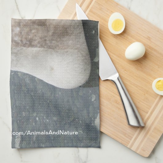 Swan Kitchen Towel Theedoek (Quarter Fold)