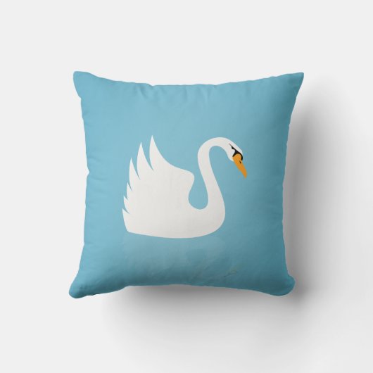Swan Kussen (Achterkant)