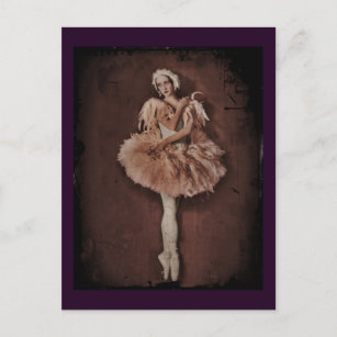 Swan Lake Ballerina Briefkaart