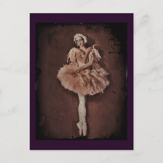 Swan Lake Ballerina Briefkaart (Voorkant)