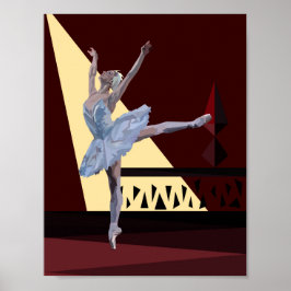 Swan Lake Ballerina Poster