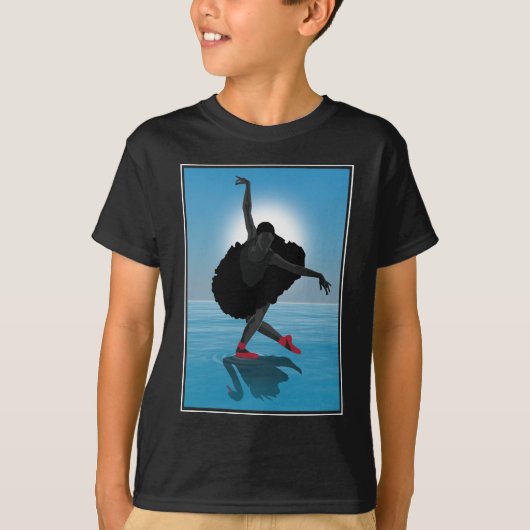 Swan Lake Ballerina T-shirt (Voorkant)
