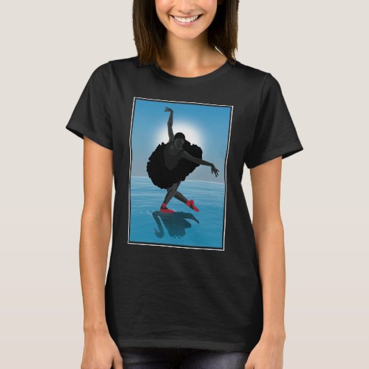 Swan Lake Ballerina T-shirt (Voorkant)