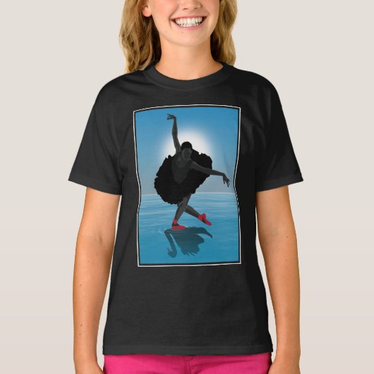 Swan Lake Ballerina T-shirt (Voorkant)