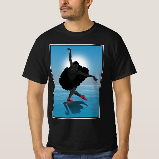 Swan Lake Ballerina T-shirt (Voorkant)