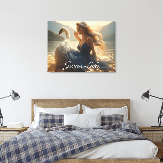 SWAN LAKE - BALLET & DANCE -  CANVAS AFDRUK (Insitu (Slaapkamer))