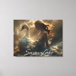 SWAN LAKE - BALLET & DANCE - CANVAS AFDRUK