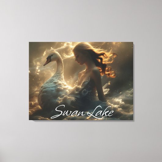 SWAN LAKE - BALLET & DANCE - CANVAS AFDRUK (Voorkant)