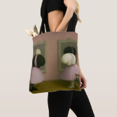 Swan Lake Ballet Hersenen en betoverende spiegels Tote Bag (Dichtbij)