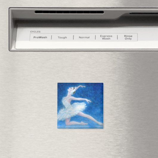 Swan Lake Ballet Magneet (Insitu (Vaatwasser))