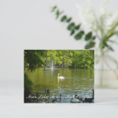 Swan Lake Briefkaart (Staand voorkant)