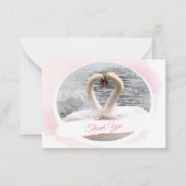 Swan Lake Dankuwel Notitiekaartje (Voorkant)