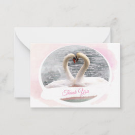 Swan Lake Dankuwel Notitiekaartje