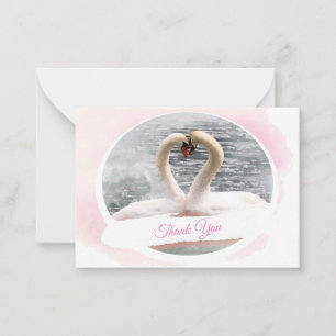 Swan Lake Dankuwel Notitiekaartje