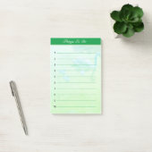 Swan Lake Dingen om te doen op smaragdgroene achte Post-it® Notes (Kantoor)