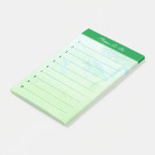 Swan Lake Dingen om te doen op smaragdgroene achte Post-it® Notes (Schuin)