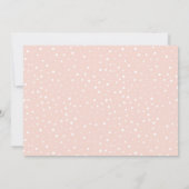 Swan Lake Girls 1st Birthday Invitation Kaart (Achterkant)