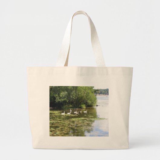 Swan Lake Grote Tote Bag (Voorkant)