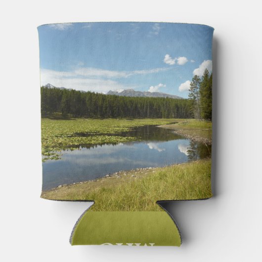 Swan Lake I in Grand Teton National Park Blikjeskoeler (Achterkant)