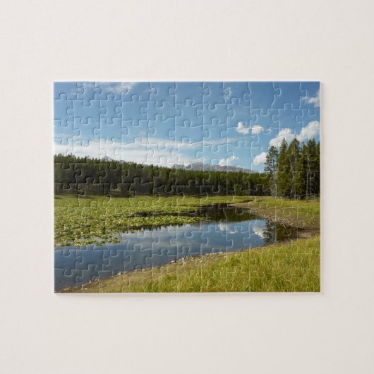 Swan Lake I in Grand Teton National Park Legpuzzel (Horizontaal)