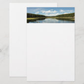 Swan Lake II in Grand Teton National Park Briefpapier (Voorkant / Achterkant)