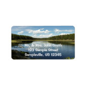 Swan Lake II in Grand Teton National Park Etiket (Voorkant)