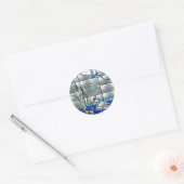 Swan Lake Invitation Sticker (Envelop)
