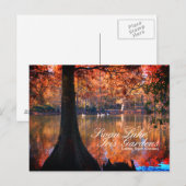 Swan Lake Iris Gardens Briefkaart (Voorkant / Achterkant)