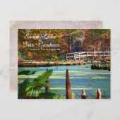 Swan Lake Iris Gardens, Sumter, South Carolina Briefkaart (Voorkant / Achterkant)