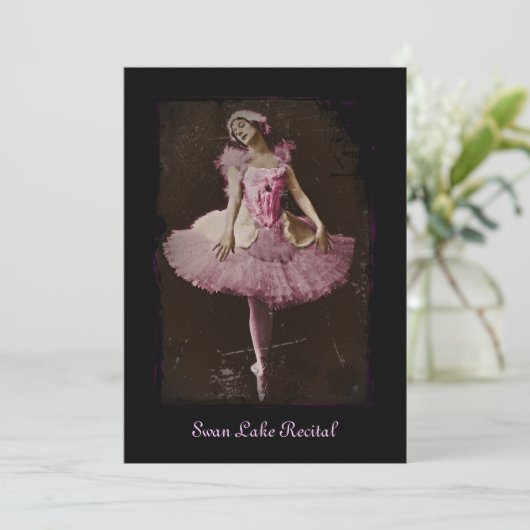  Swan Lake Kaart (Staand voorkant)