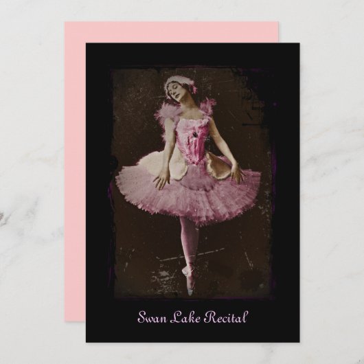 Swan Lake Kaart (Voorkant / Achterkant)