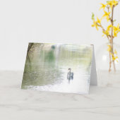 Swan Lake Kaart (Gele Bloem)