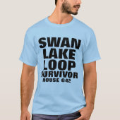 SWAN LAKE LOOP OVERLEVENDE T-SHIRT (Voorkant)