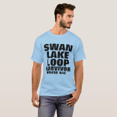 SWAN LAKE LOOP OVERLEVENDE T-SHIRT (Voorkant volledig)