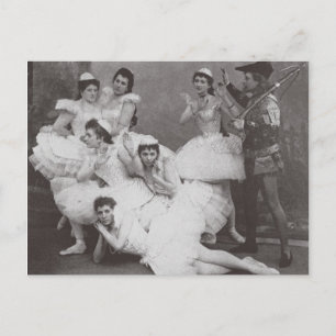 Swan Lake, Mariinsky Theater, 1895 (foto) Briefkaart
