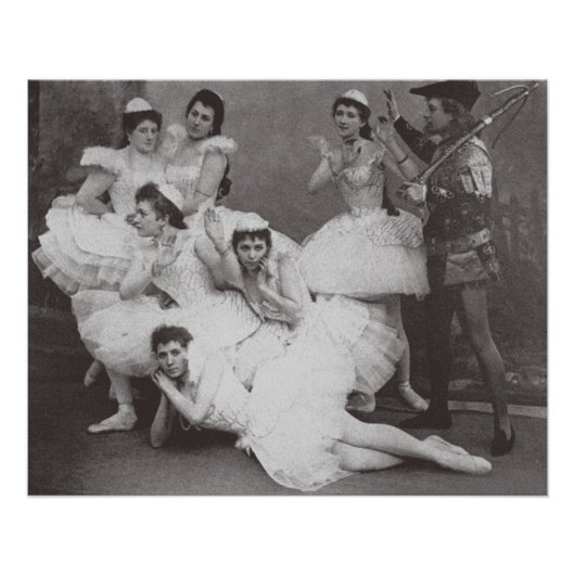 Swan Lake, Mariinsky Theater, 1895 (foto) Poster (Voorkant)
