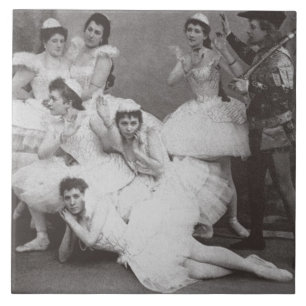 Swan Lake, Mariinsky Theater, 1895 (foto) Tegeltje